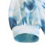 OOTD Women Tie Dye Printing Puff Sleeve Fashion European Loose Sweatshirt