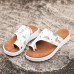 Women Casual Comfy Summer Vacation Printed Thumb Slippers