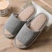 Women Knitted Comfy Open Toe Home Slippers